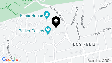Map of 4533 Cockerham Dr, Los Angeles CA, 90027