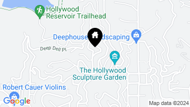 Map of 2506 Rinconia Dr, Los Angeles CA, 90068