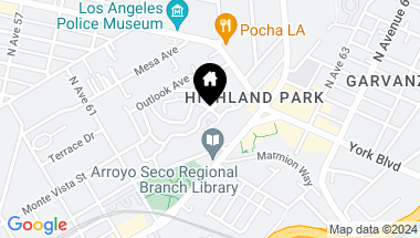 Map of 6221 Mount Angelus Place, Highland Park CA, 90042