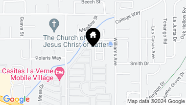 Map of 4141 Melody Street, La Verne CA, 91750
