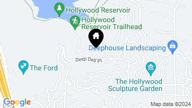 Map of 6387 WEIDLAKE Drive, Los Angeles CA, 90068