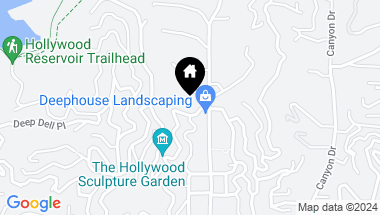 Map of 2599 Dearborn Drive, Los Angeles CA, 90068