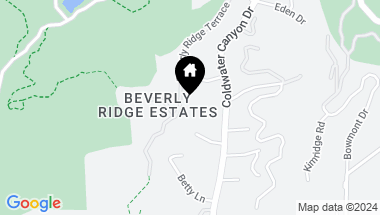 Map of 8 Beverly Ridge Ter, Beverly Hills CA, 90210