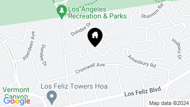 Map of 4130 Parva Ave, Los Angeles CA, 90027