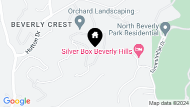 Map of 9609 Oak Pass Road, Beverly Hills CA, 90210