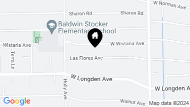 Map of 325 W Las Flores Avenue, Arcadia CA, 91007