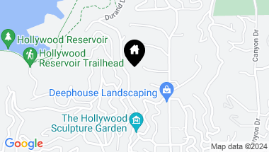 Map of 2630 Creston Drive, Los Angeles CA, 90068
