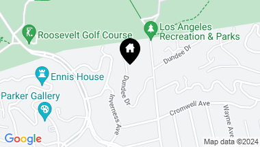 Map of 4565 Dundee Drive , Los Angeles CA, 90027