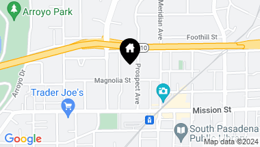 Map of 635 PROSPECT Avenue, South Pasadena CA, 91030
