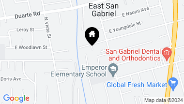 Map of 8640 Ardendale Avenue, San Gabriel CA, 91775