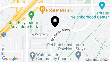 Map of 13513 Bunker Hill Place, Fontana CA, 92336