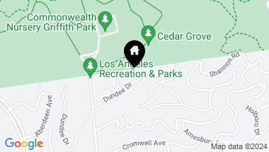 Map of 4119 Dundee Dr, Los Angeles CA, 90027
