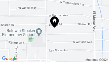 Map of 355 W Lemon Avenue, Arcadia CA, 91007
