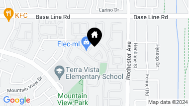 Map of 7446 Mason Place, Rancho Cucamonga CA, 91730
