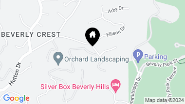 Map of 9748 Oak Pass RD, Beverly Hills CA, 90210