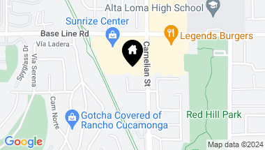Map of 7411 Napa Court, Rancho Cucamonga CA, 91730