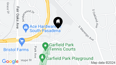 Map of 508 Garfield Avenue A, South Pasadena CA, 91030