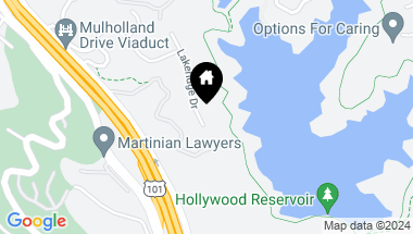 Map of 2912 LAKERIDGE Drive, Los Angeles CA, 90068