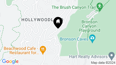Map of 2980 Hollyridge Drive, Los Angeles CA, 90068