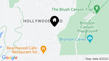 Map of 2981 Hollyridge Drive, Los Angeles CA, 90068