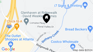 Map of 236 Floral Valley Drive, Woodstock GA, 30188