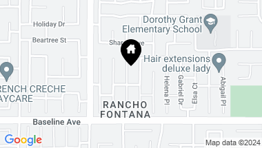 Map of 7167 Myrtle Place, Fontana CA, 92336