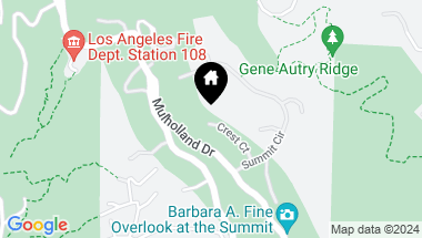Map of 12063 Crest Court, Beverly Hills CA, 90210