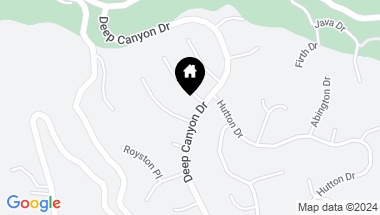 Map of 2915 Deep Canyon Dr, Beverly Hills CA, 90210