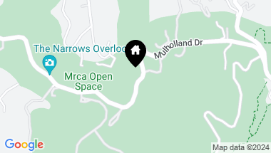 Map of 12945 Mulholland Drive, Beverly Hills CA, 90210