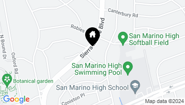 Map of 1048 Sierra Madre Boulevard, San Marino CA, 91108