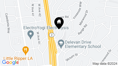Map of 4260 Trent Way, Los Angeles CA, 90065