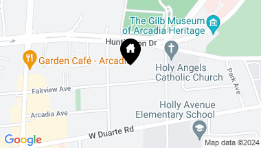 Map of 455 Fairview Avenue A, Arcadia CA, 91007