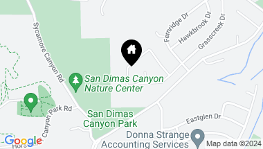 Map of 806 Deerflats Drive, San Dimas CA, 91773