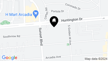 Map of 996 W Huntington Drive C, Arcadia CA, 91007