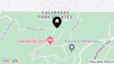 Map of 3470 Consuelo Drive, Calabasas CA, 91302