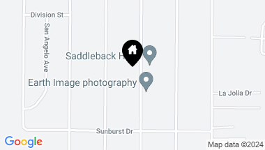 Map of 6738 Saddleback Road, Joshua Tree CA, 92252