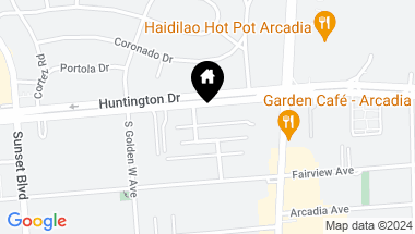 Map of 772 W Huntington Drive, Arcadia CA, 91007