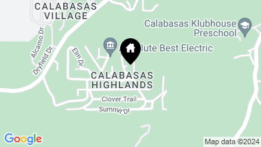 Map of 3512 Mesquite Drive, Calabasas CA, 91302
