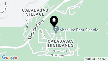 Map of 3561 Gladiola DR, CALABASAS CA, 91302