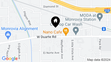 Map of 521 W Duarte Road G, Monrovia CA, 91016