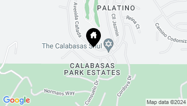 Map of 3648 Paseo Primario, Calabasas CA, 91302