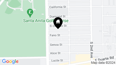 Map of 33 Fano Street 3, Arcadia CA, 91006
