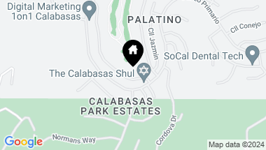Map of 3634 Avenida Callada, Calabasas CA, 91302