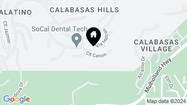 Map of 3634 Calle Canon, Calabasas CA, 91302