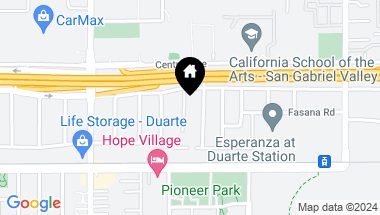 Map of 1608 Cotter Avenue, Duarte CA, 91010
