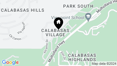 Map of 23777 Mulholland Highway 49, Calabasas CA, 91302