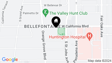 Map of 312 W California Blvd Unit: B, Pasadena CA, 91105