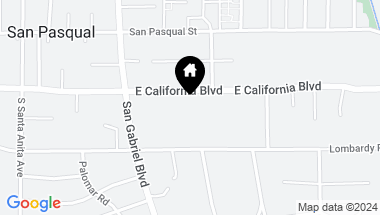 Map of 2840 E California Boulevard, Pasadena CA, 91107