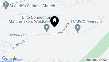 Map of 3535 Ridgeford Drive, Westlake Village CA, 91361