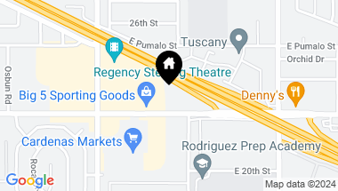 Map of 2210 E Highland Avenue, San Bernardino CA, 92404